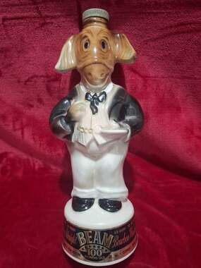 Jim Beam Democratic Donkey Decanter- Regal China 1960- 100 Month Whiskey Bottle